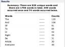 List Words Results